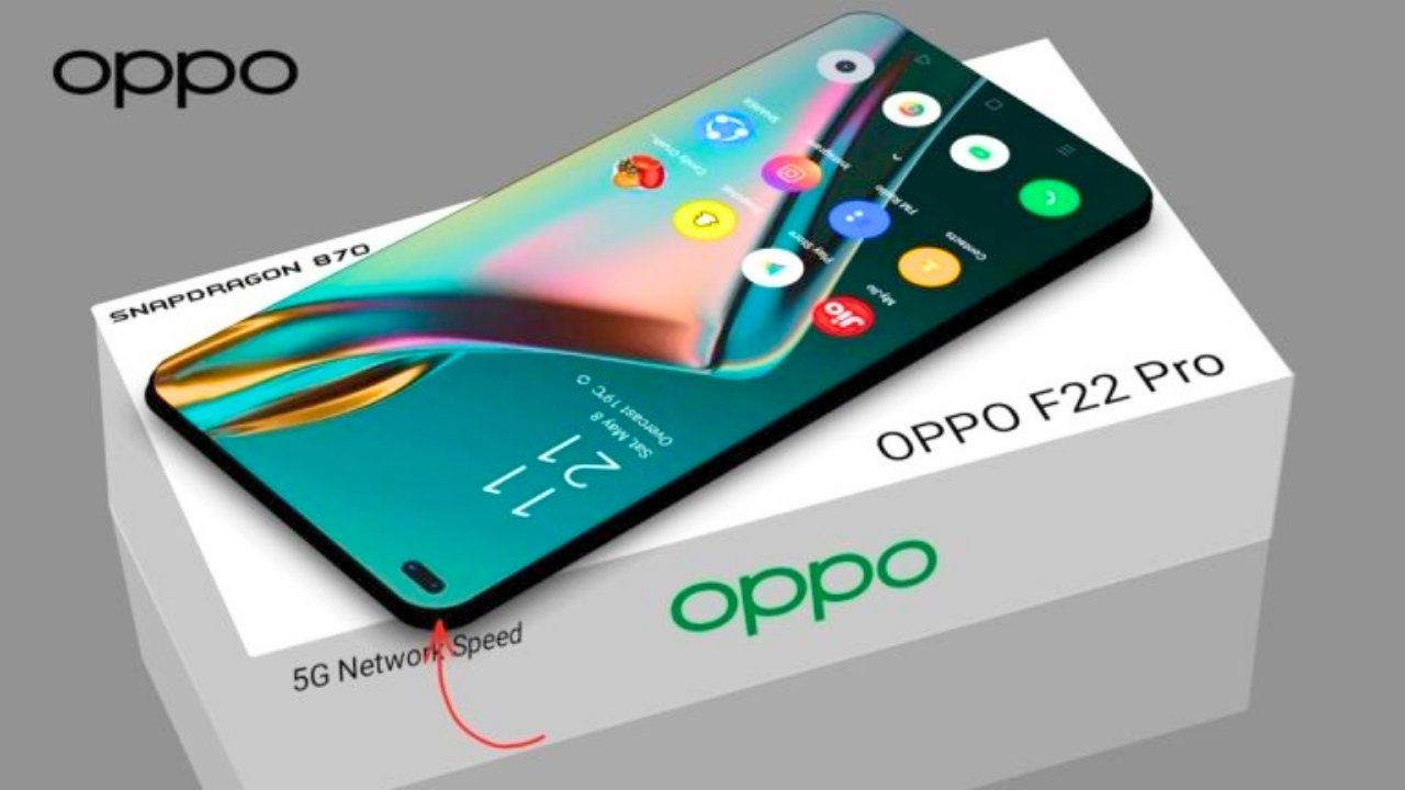 OPPO F22 Pro 5G 2026: cámara 108MP y potencia Snapdragon 870